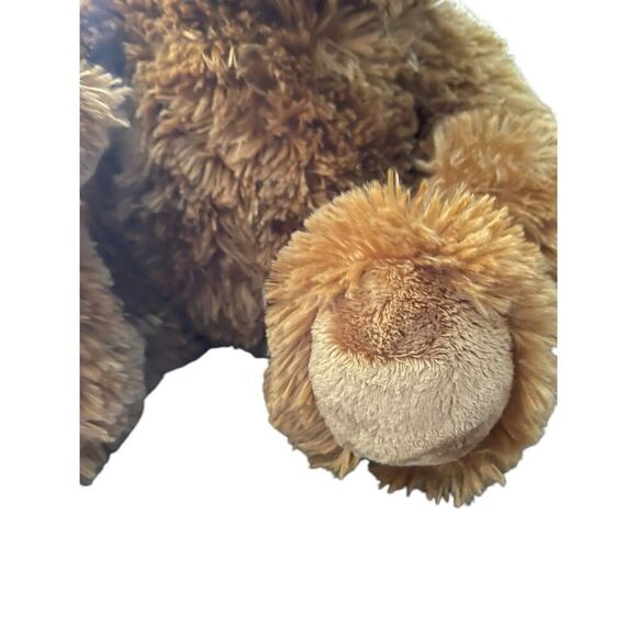 Build-A-Bear Workshop Brown Blue White Shaggy Fur Bear Plush Stuffed Animal 14" - Picture 7 of 14